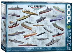 EUROGRAPHICS PUZZLES 3... PUZZLE WWII WARSHIPS 1000PC