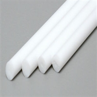 EVERGREEN ... STYRENE ROUND ROD 1/8" (4)