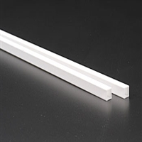 EVERGREEN ... STYRENE SQUARE TUBING 1/4" (3)