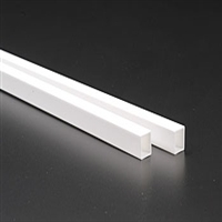 EVERGREEN ... STYRENE SQUARE TUBING 3/8" (2)