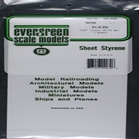 EVERGREEN ... STYRENE 6"x11.5"x.030 (2)
