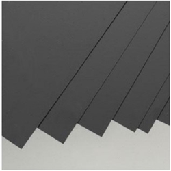 EVERGREEN ... BLACK SHEET 8 X 21 X .010 1PC