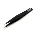 EXCELL ... HOLLOW HANDLE TWEEZERS, BLACK