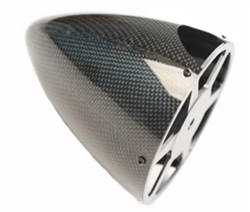 FALCON PROPS ... 5" 2 Blade Round Tip Carbon Fiber Spinners for Gas