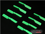 FURIOUS FPV  0169S... QUAD 45mm PROPS GREEN 4PC