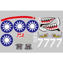 FMS MODEL COMPANY FH119... DECAL SHEET 980mm P40