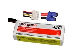 PREMIER AIRCRAFT / POTENZA 5... LIPO 2200mah 11.1V 3S 45C EC3