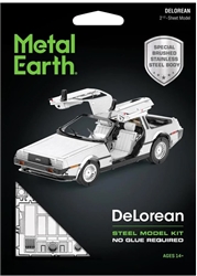 Fascinations Metal Earth ... DELOREAN 3D METAL MODEL KIT METAL EARTH