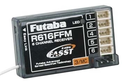 FUTABA R616FFM... R616 FFM 2.4GHZ 6CH RX