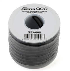 GENS ACE ... SILICONE WIRE (8AWG) (BLACK) (16.4 FT.) SPOOL
