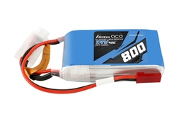GENS ACE S... 2S LIPO BATTERY 45C (7.4V/800MAH) W/JST CONNECTOR