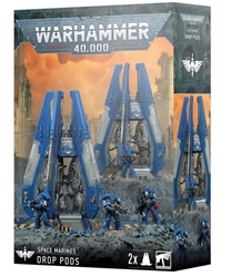 GAMES WORKSHOP ... SPACE MARINES DROP PODS