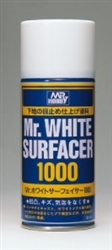 GunZe SANGYO PAINTS MR BRANDS ... MR WHITE SURFACER SPRAY