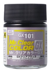 GunZe SANGYO PAINTS MR BRANDS ... CLEAR BLACK 18ml