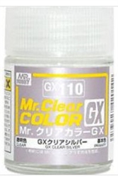 GunZe SANGYO PAINTS MR BRANDS ... CLEAR SILVER 18ml