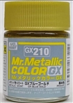 GunZe SANGYO PAINTS MR BRANDS ... METALLIC BLUEGOLD 18ml