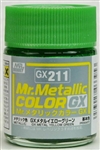 GunZe SANGYO PAINTS MR BRANDS ... METALLIC YELLOW GREEN 18ml