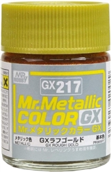 GunZe SANGYO PAINTS MR BRANDS ... METALLIC ROUGH GOLD 18ml