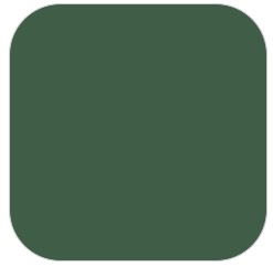 GunZe SANGYO PAINTS MR BRANDS ... SEMI-GLOSS DARK GREEN 10ML BOTTLE