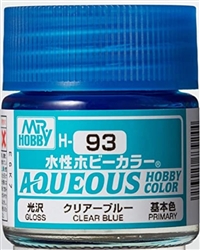 GunZe SANGYO PAINTS MR BRANDS ... GLOSS CLEAR BLUE 10ML BOTTLE