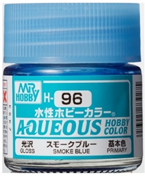 GunZe SANGYO PAINTS MR BRANDS ... GLOSS SMOKE BLUE 10ML BOTTLE