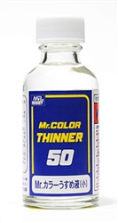 GunZe SANGYO PAINTS MR BRANDS ... MR COLOR THINNER 50ml