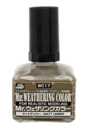 GunZe SANGYO PAINTS MR BRANDS ... MR. HOBBY WEATHERING COLOR MATTE UMBER