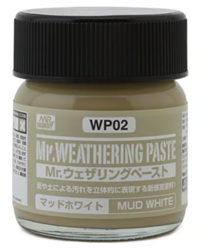 GunZe SANGYO PAINTS MR BRANDS ... MR. HOBBY WEATHERING PASTE (MUD WHITE)