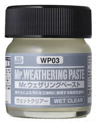 GunZe SANGYO PAINTS MR BRANDS ... MR. HOBBY WEATHERING PASTE (WET CLEAR)