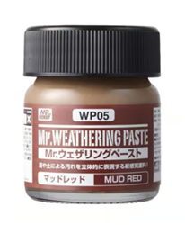 GunZe SANGYO PAINTS MR BRANDS ... MR. HOBBY WEATHERING PASTE (MUD RED)