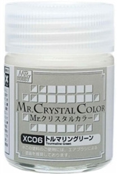 GunZe SANGYO PAINTS MR BRANDS ... MR CRYSTAL TOURMALINE GREEN 18ml