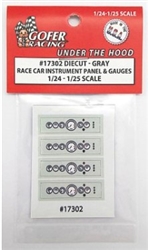 GOFER RACING ... GRAY RACE CAR GUAGES DIECUT