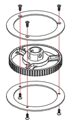 GOOSKY HELICOPTERS 5... GOOSKY RS4 TAIL BELT DRIVE PULLEY SET