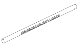 GOOSKY HELICOPTERS 6... GOOSKY RS4 ALUMINIUM TAIL BOOM - BLACK