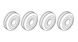 GOOSKY HELICOPTERS 0... GOOSKY RS4 CANOPY GROMMETS