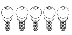 GOOSKY HELICOPTERS 5... GOOSKY RS4 SERVO ARM LINKAGE BALL SET