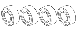 GOOSKY HELICOPTERS 7... GOOSKY RS4 MR105ZZ BEARING SET- NMB