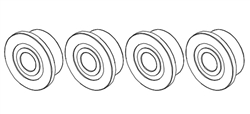 GOOSKY HELICOPTERS 9... GOOSKY RS4 MF52ZZ FLANGED BEARING SET