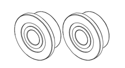 GOOSKY HELICOPTERS 2... GOOSKY RS4 F604ZZ FLANGED BEARING SET - NMB