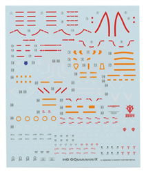 G-REWORK 01... GQUUUUUUX WATERSLIDE DECAL SHEET