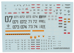 G-REWORK ... HG RGM-79[G] Ground Type GM Gundam Waterslide Decal Sheet