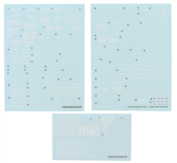 G-REWORK ... HGUC 1/144 Psycho Gundam Mk-II Waterslide Decal Sheets (3)
