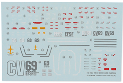 G-REWORK 2... HG RGM-79HC GM Guard Custom Gundam Waterslide Decal Sheet