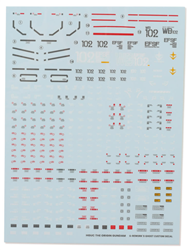 G-REWORK ... HG RX-78-02 "The Origin" Gundam Waterslide Decal Sheet