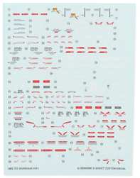 G-REWORK ... MG V2 Ver. Ka Gundam Waterslide Decal Sheets (2)