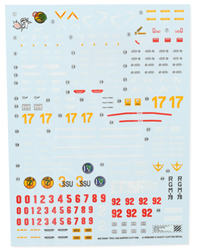 G-REWORK ... MG RGM-79SC GM Sniper Custom Gundam Waterslide Decal Sheet