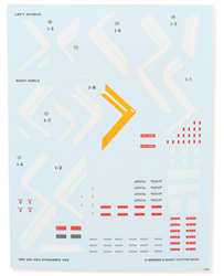 G-REWORK ... MG Dynames Gundam Waterslide Decal Sheets (2)