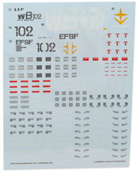 G-REWORK ... PG Unleashed RX-78-2 Gundam Waterslide Decal Sheets (3)