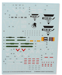 G-REWORK 3... RG Evangelion Unit-03 Shield Set Waterslide Decal Sheet
