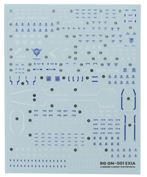 G-REWORK ... RG 1/144 GUNDAM EXIA WATERSLIDE DECAL SHEET